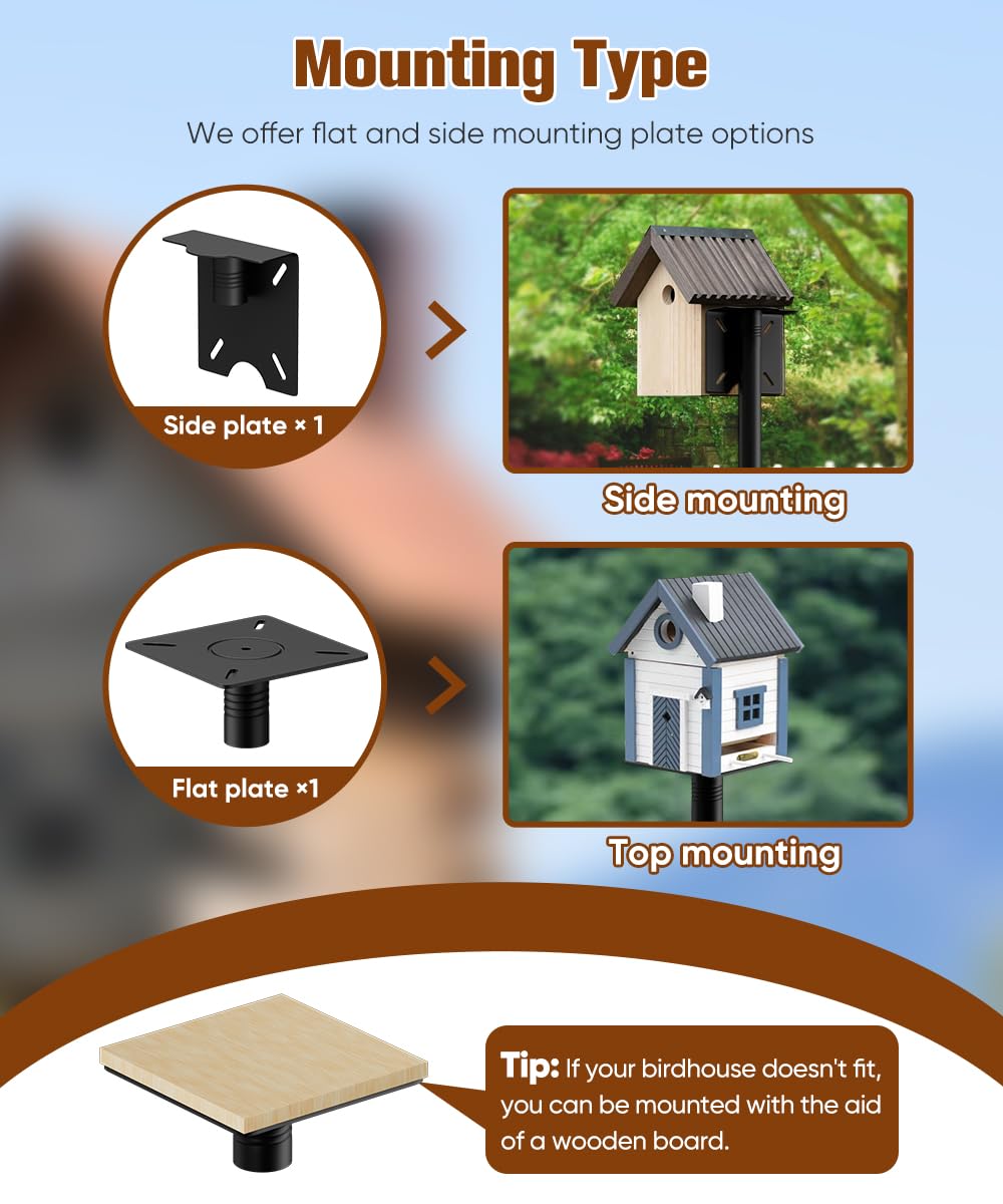 Sungaryard Durable Steel Stand withstands wind and weather.