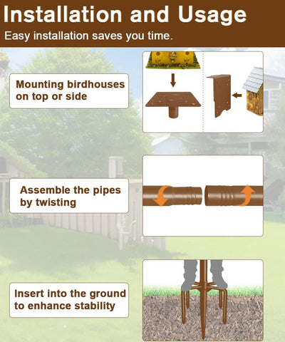 Two mounting platforms enable versatile birding configurations