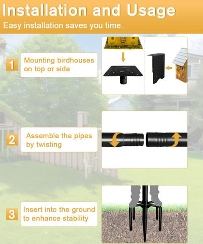 Two-plates configuration on Sungaryard pole-mount kit for versatile setups