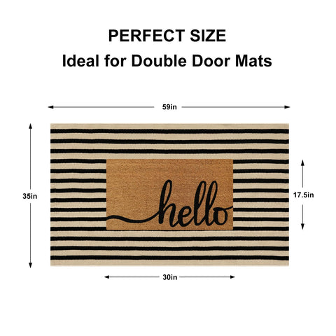 Sungea front door mat washable for easy cleanups and repeated use
