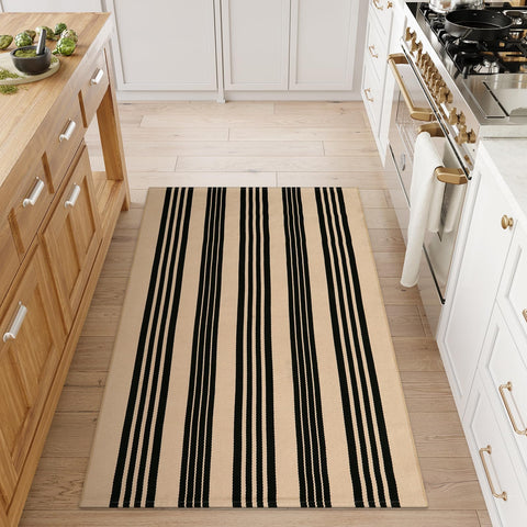 Sungea reversible door mat back color matches the front.