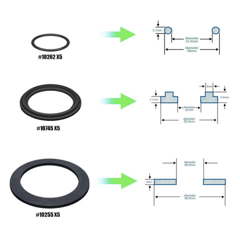 SUNGIFT 25076RP replacement washer kit for Intex 18-inch strainers, user friendly upgrade.