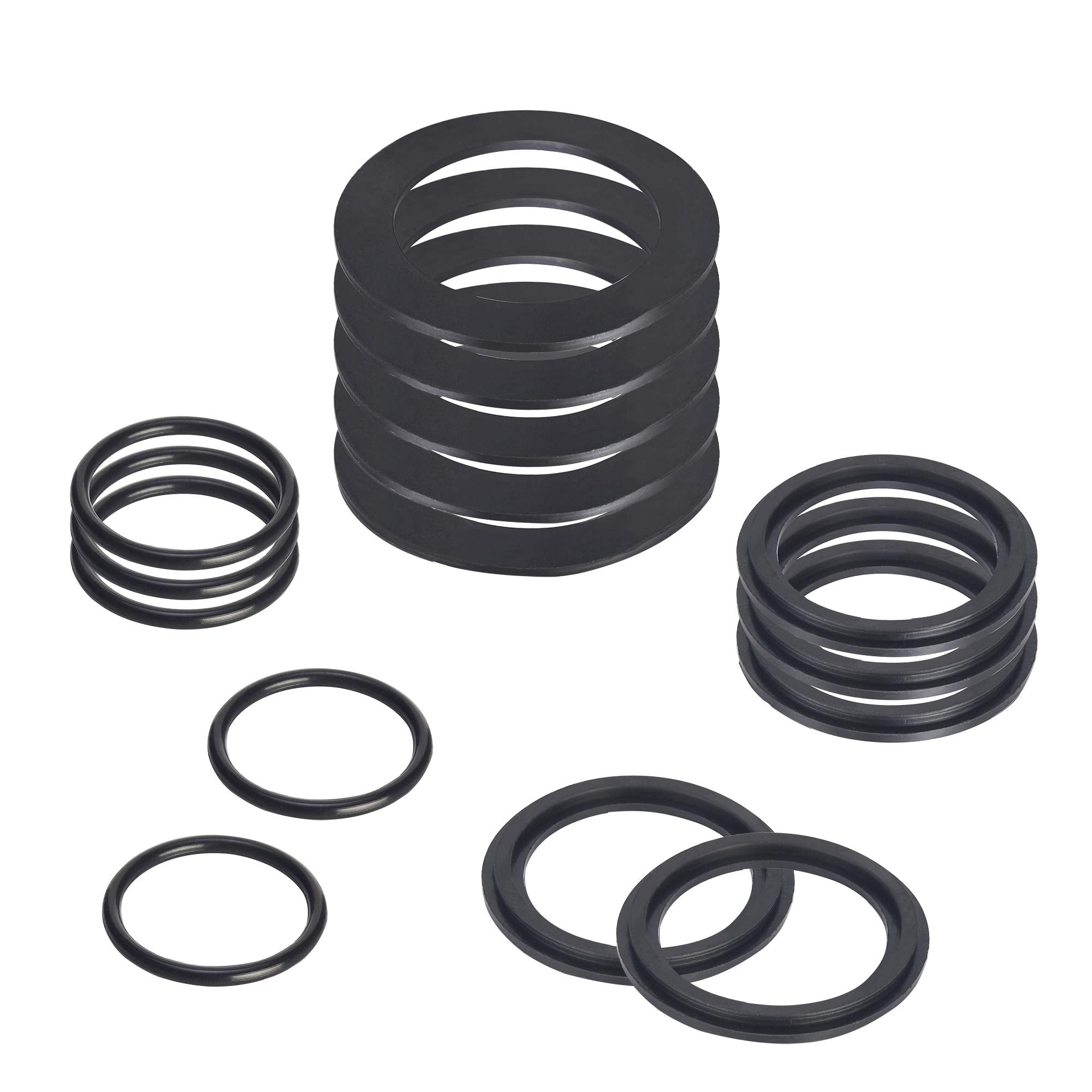 SUNGIFT 25076RP o-ring kit for 1-1/2 in pool plunger valves and strainers, durable silicone seals.
