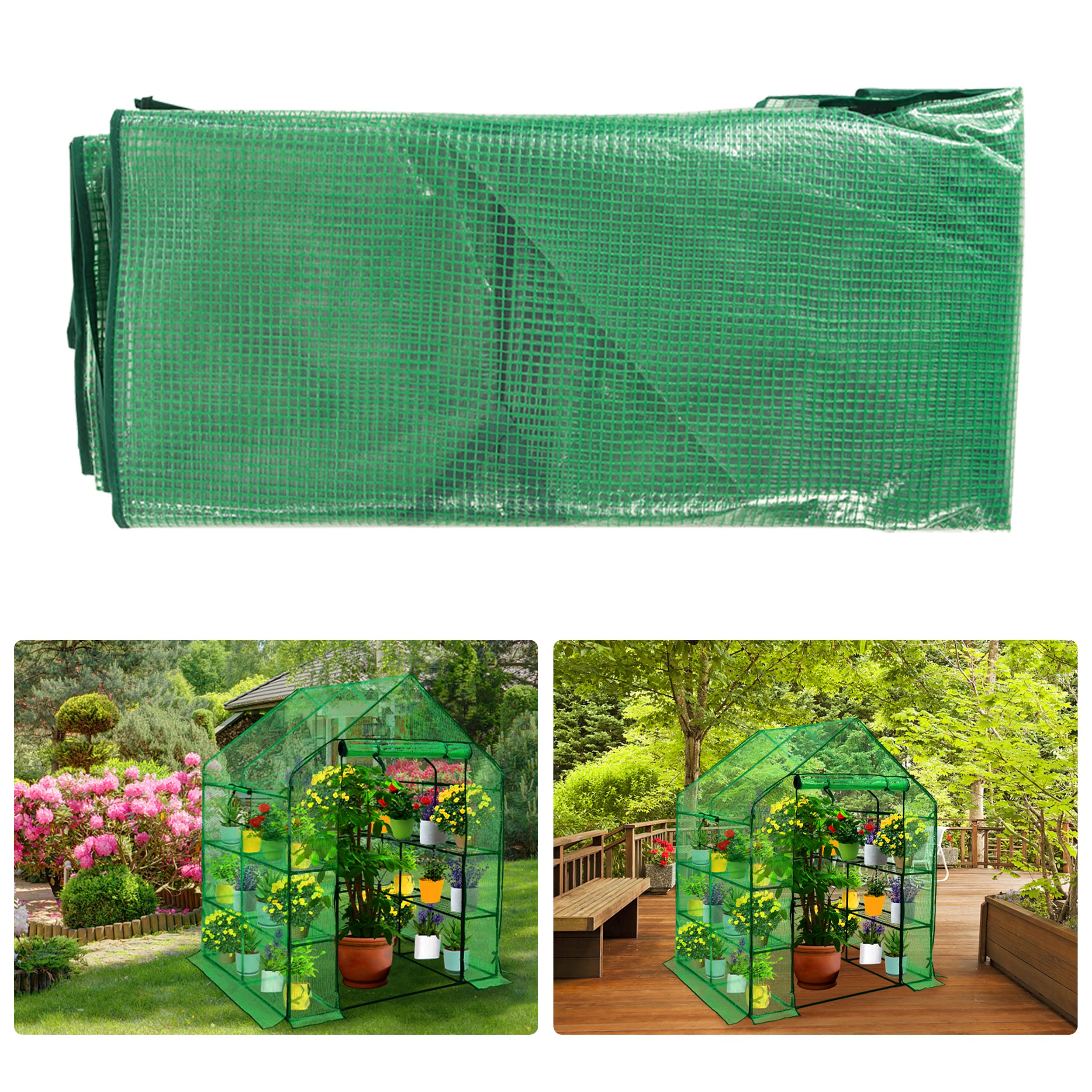 SUNGIFT Walk-in Greenhouse portable design enables easy relocation