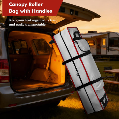 SUNICO all-terrain base with bumpers shields bag on varied surfaces.