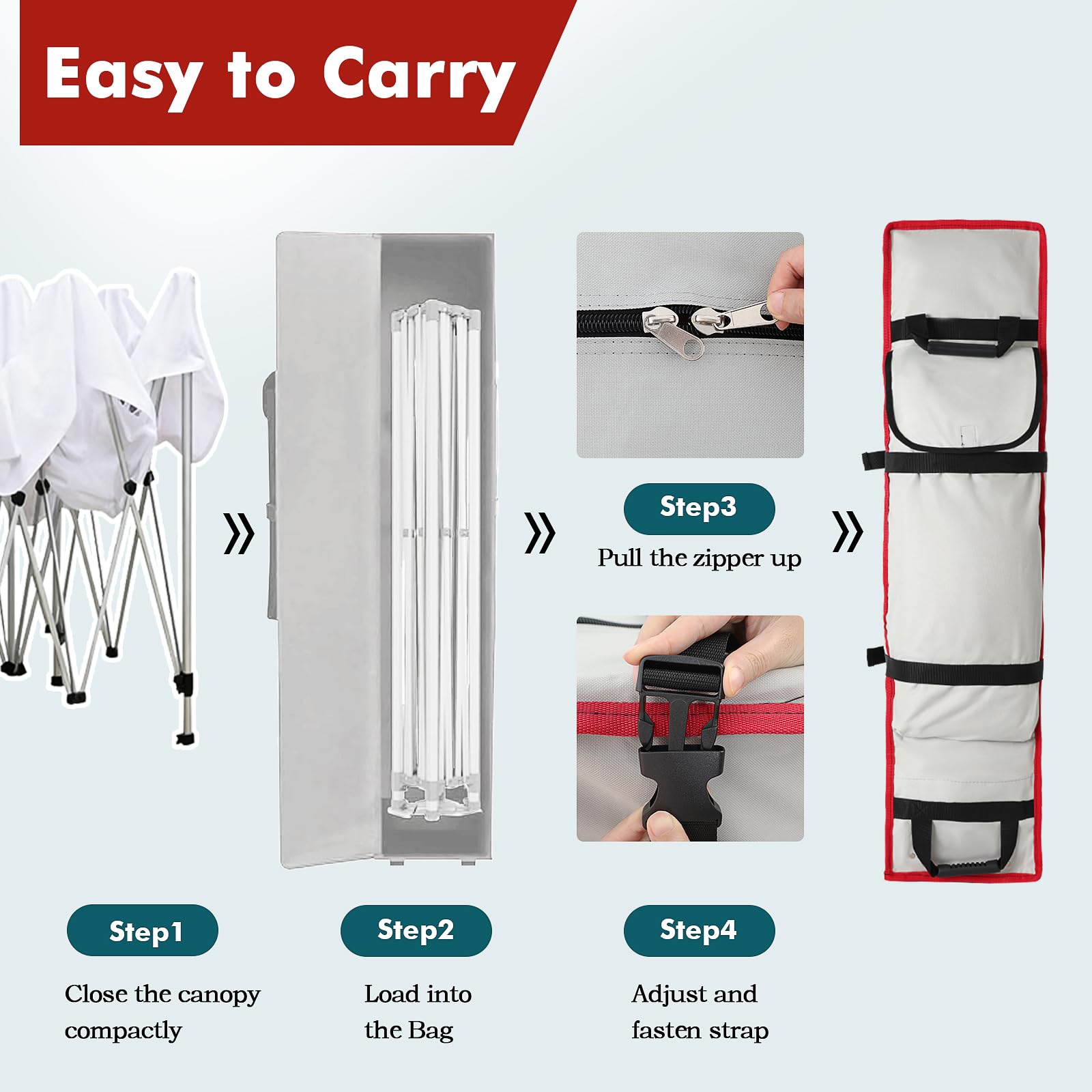 SUNICO organized interior pocket keeps accessories neatly in reach.