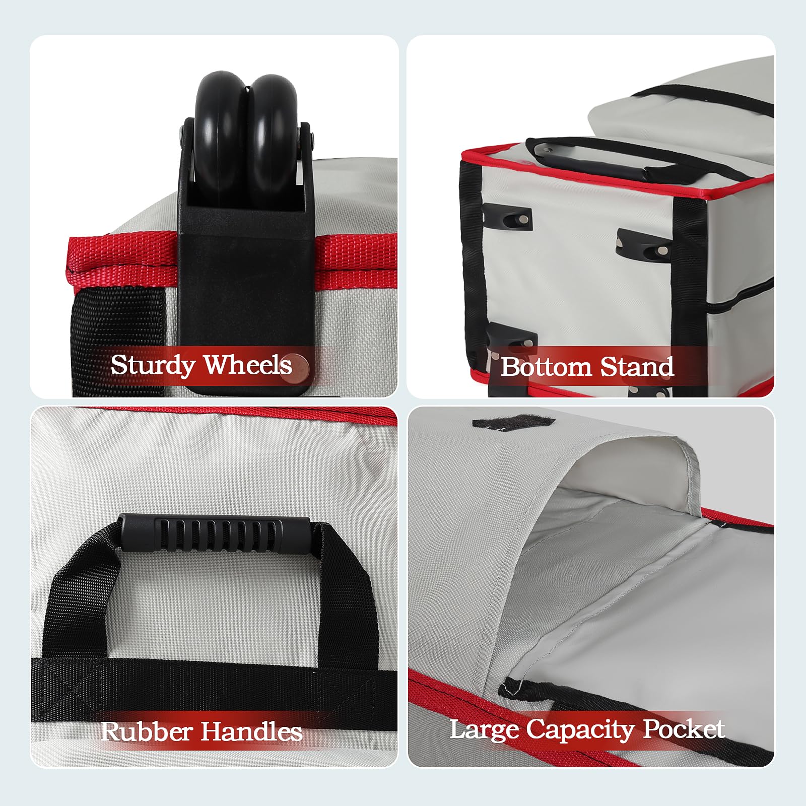 SUNICO triple-handle system offers flexible loading options.