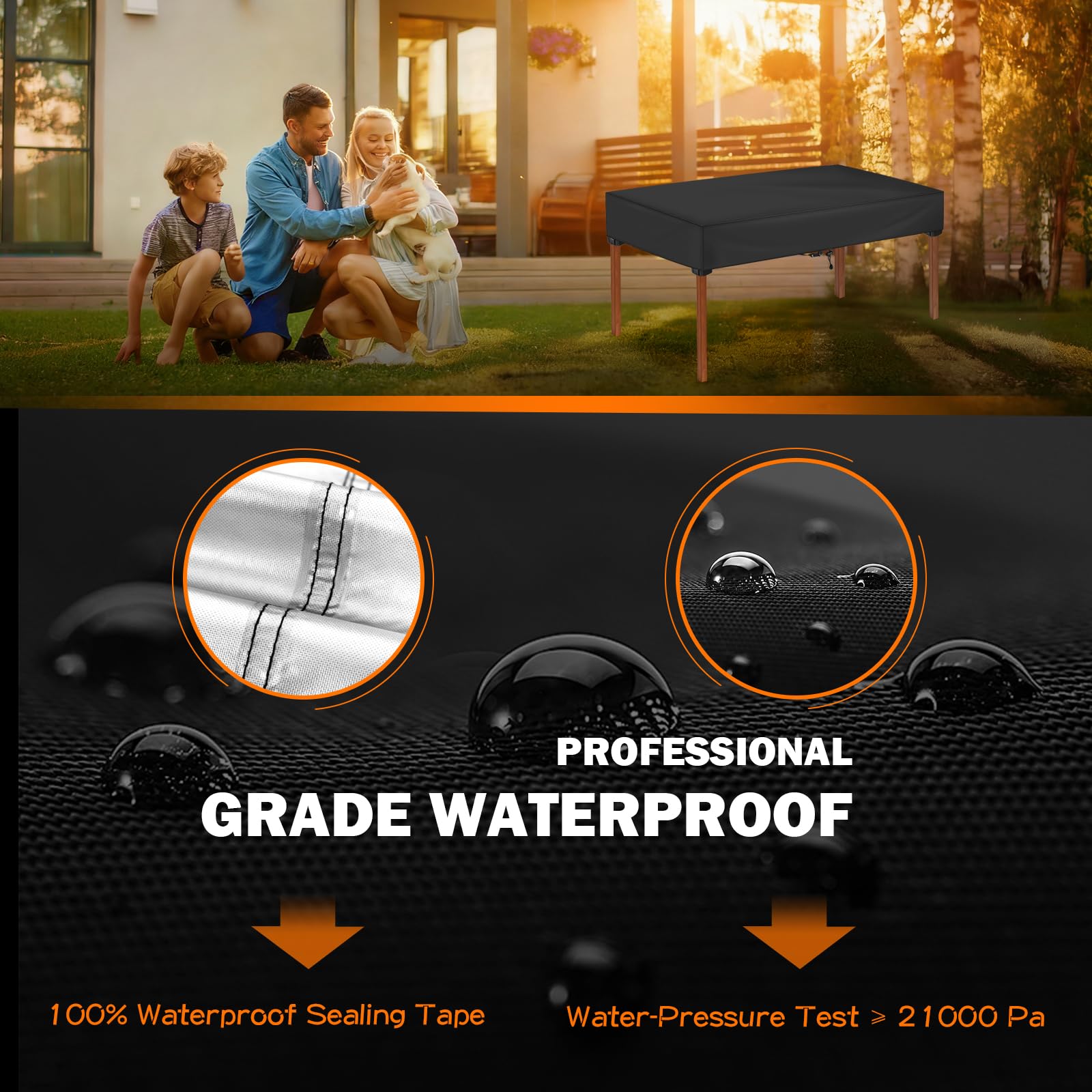 SUNICO silver coating and UV protection help preserve the finish.