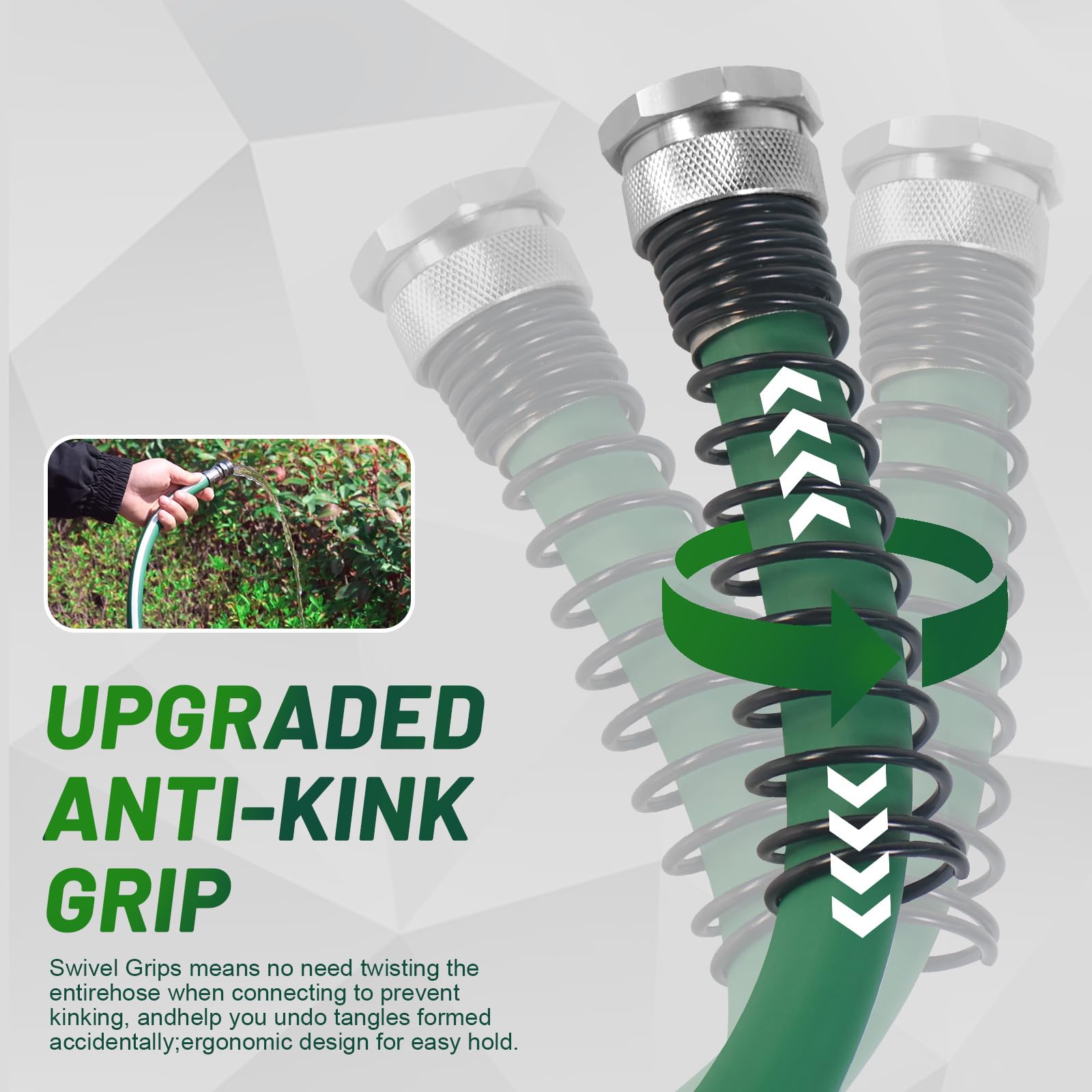 Sunifier all-weather hose withstands extreme temperatures for year-round use.