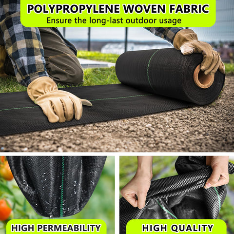 Sunifier environmentally-friendly weed barrier underlay protects ecosystem while allowing air and water through