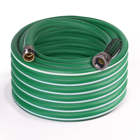 Sunifier heavy-duty garden hose 50 ft with soft-touch body for easy handling and flexible reach.