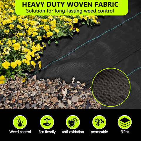 Sunifier landscape fabric durable for long-lasting garden beds and pathways.