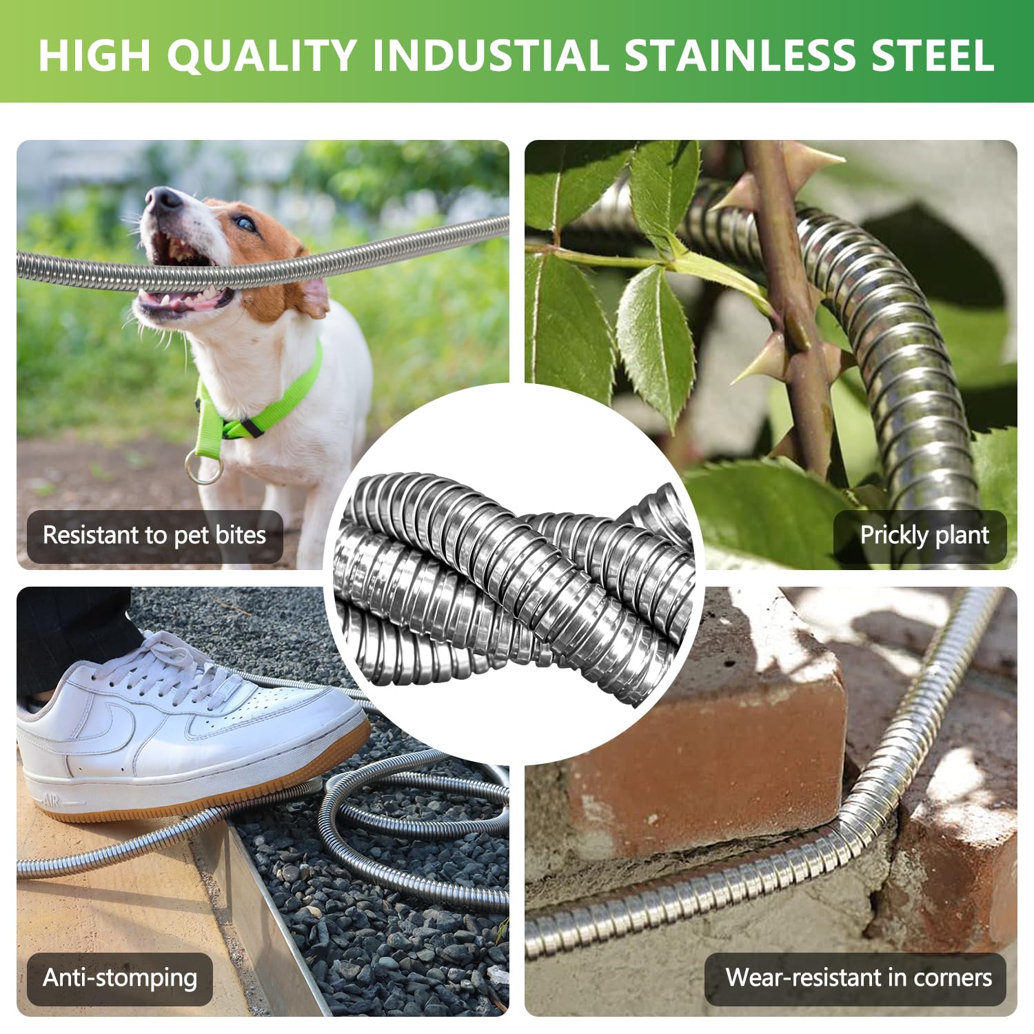 Sunifier 3ft lightweight flexible hose makes maneuvering easy for daily tasks.