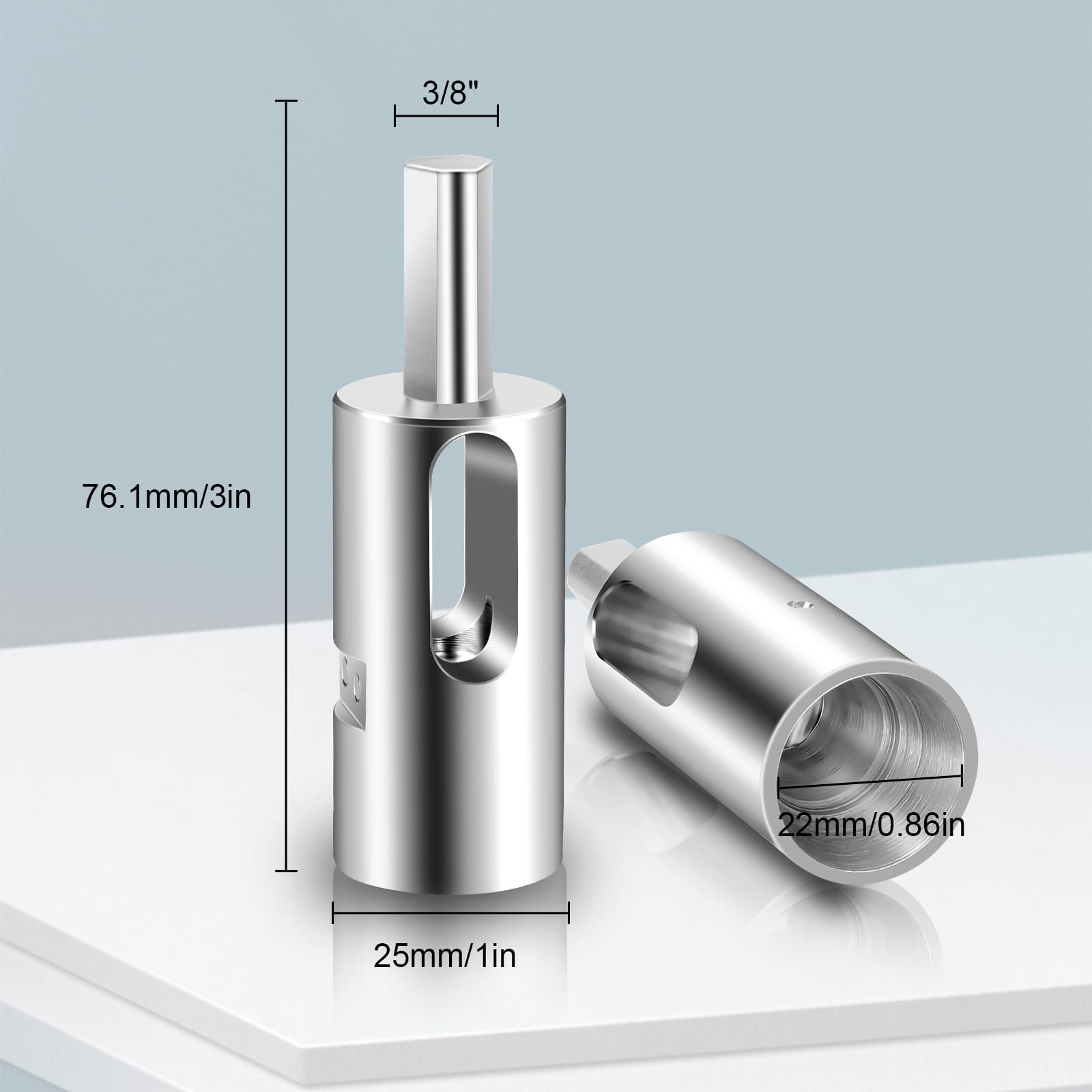 Sunjoyco EZ tool chrome finish close-up twisting wire with ease.