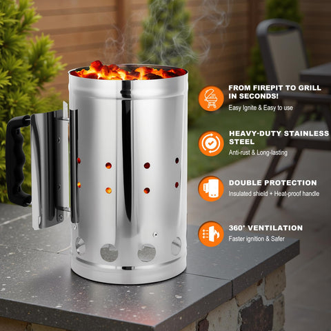 SUNLIFER heat shield and handle demonstrate safe lifting and control