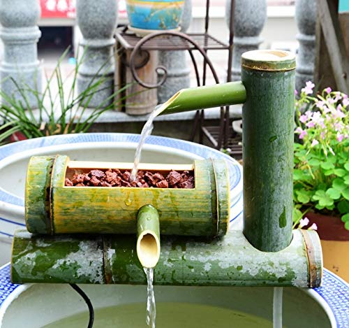 Sunlitec garden fountain under bright sun creates a soothing wildlife-friendly feature