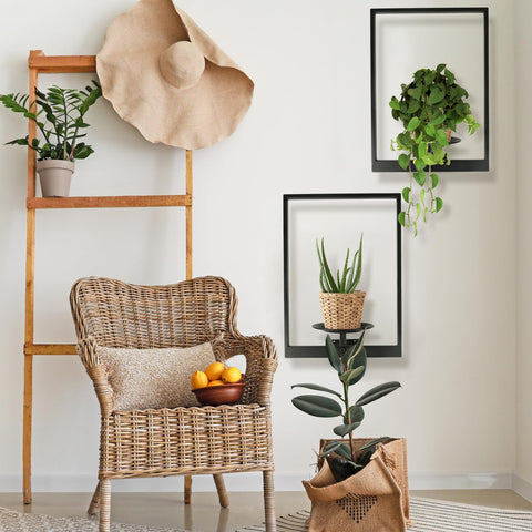 SUNLITOPTO vertical garden idea using three frames for variety