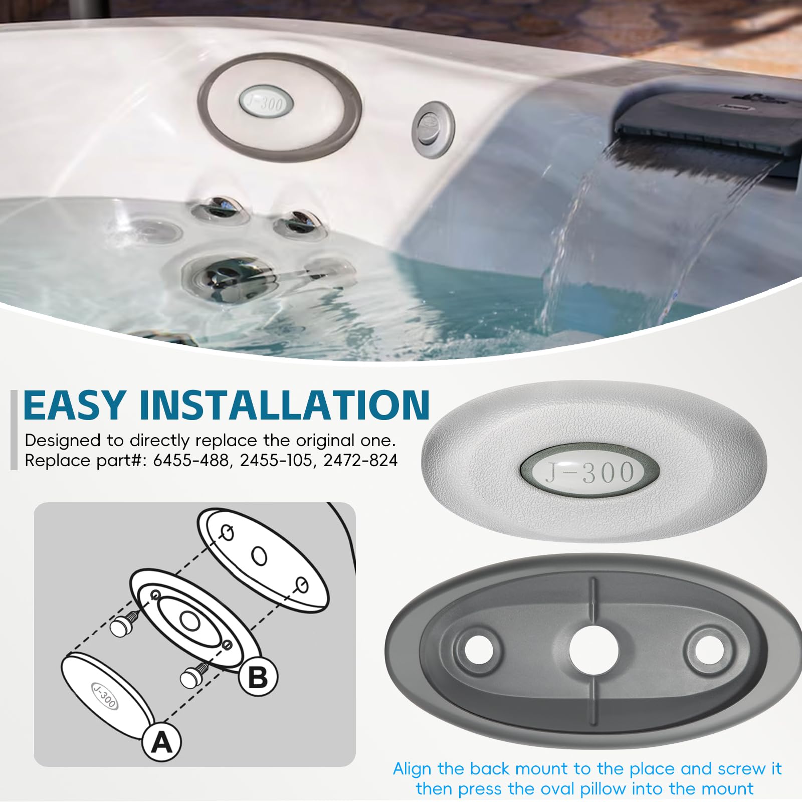 Sunluway ergonomic head and neck support for spa lounging