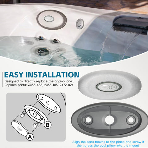 Sunluway ergonomic head and neck support for spa lounging