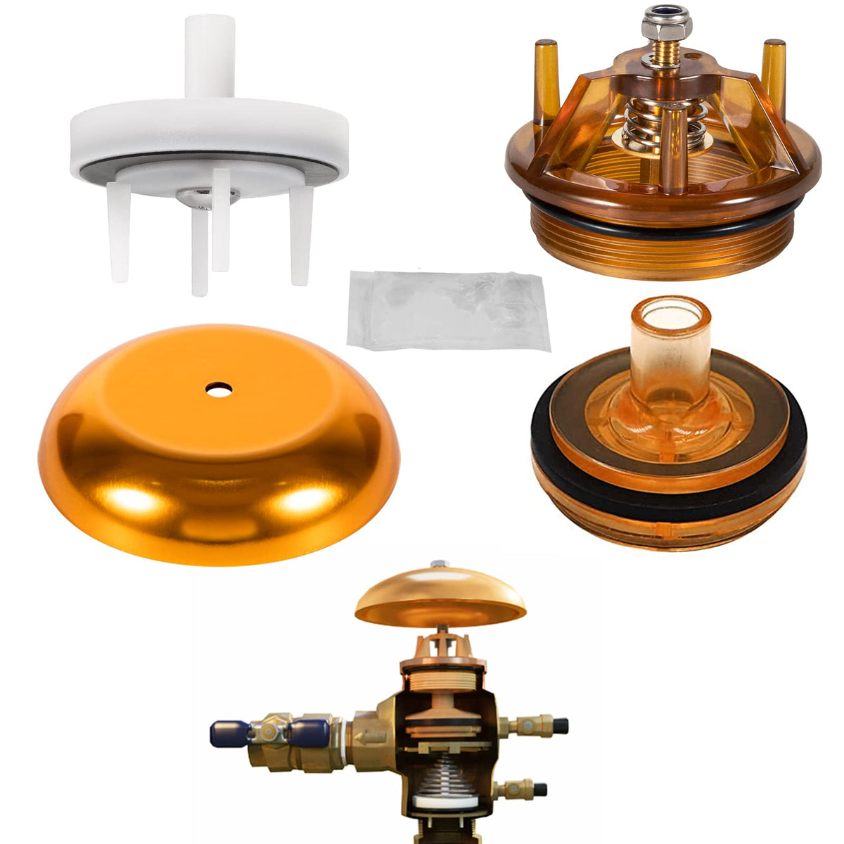 Sunluway Febco 765-1 repair kit front view for durable backflow protection.