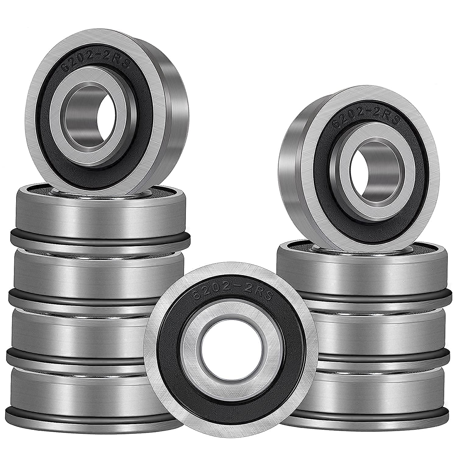 Sunluway flanged ball bearing for 5-8-in x 1-3-8-in x 1-2-in dimensions, smooth rotation