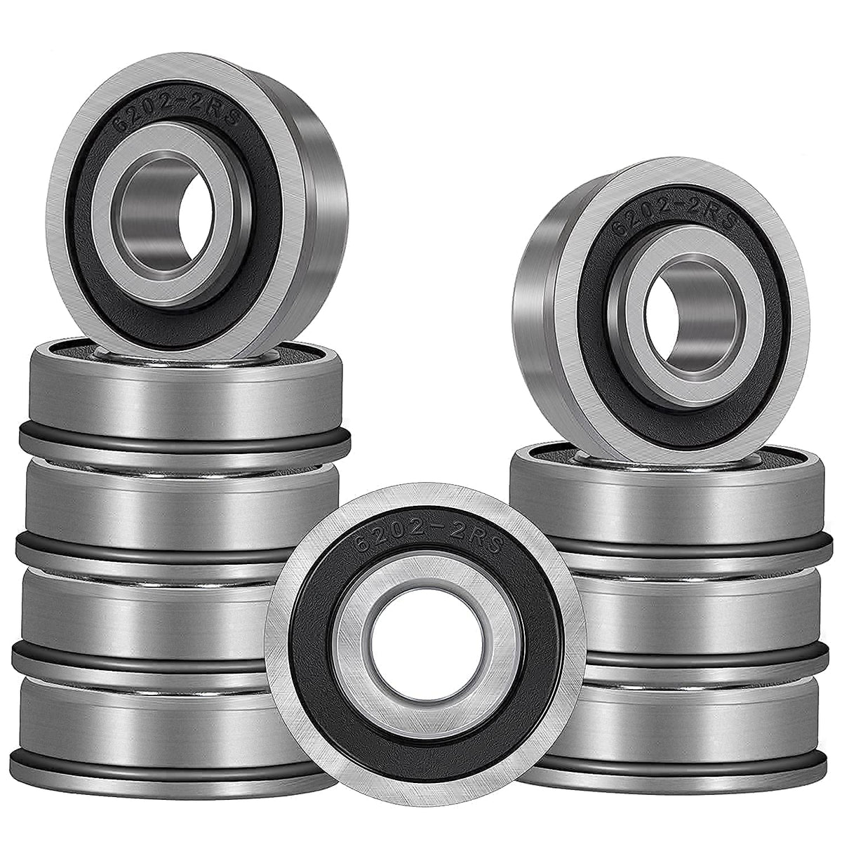 Sunluway flanged ball bearing for 5-8-in x 1-3-8-in x 1-2-in dimensions, smooth rotation