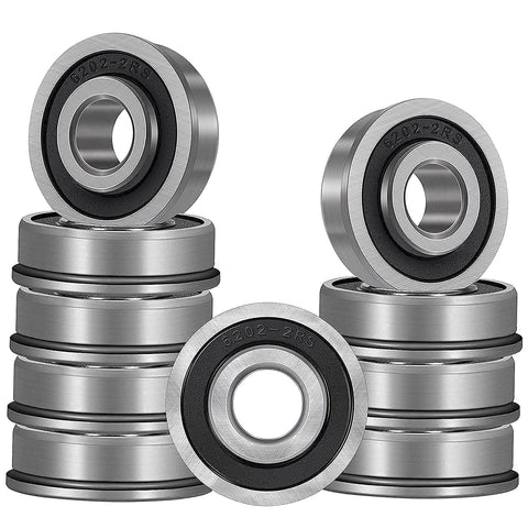 Sunluway flanged ball bearing for 5-8-in x 1-3-8-in x 1-2-in dimensions, smooth rotation