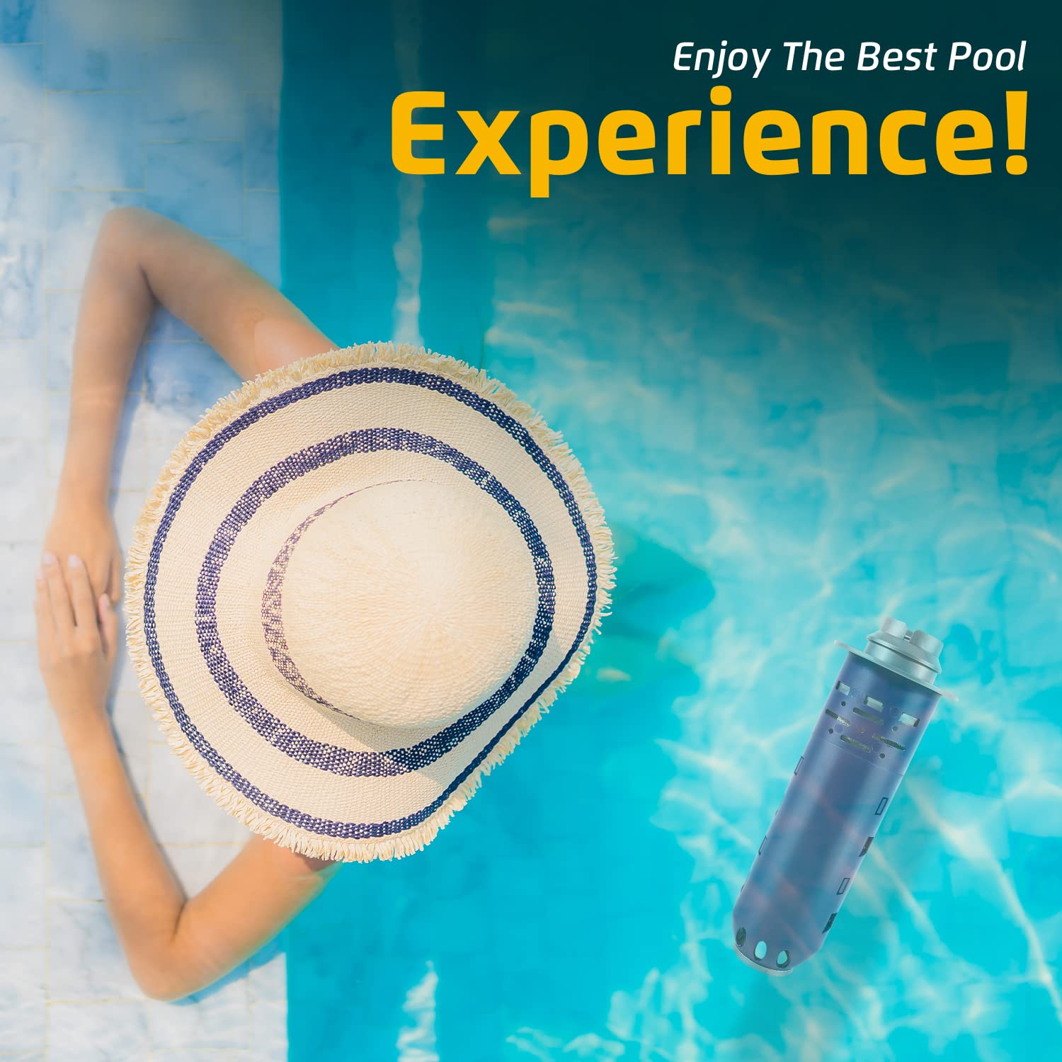 Sunluway helps keep pool water clear and inviting.