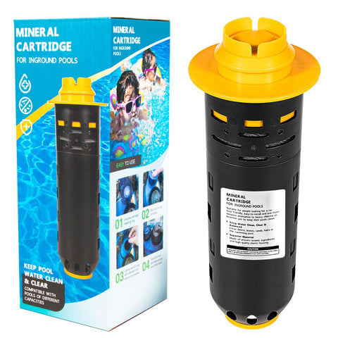 Sunluway W28000 mineral cartridge compatibility with Zodiac Duoclear systems for pools up to 35,000 gallons