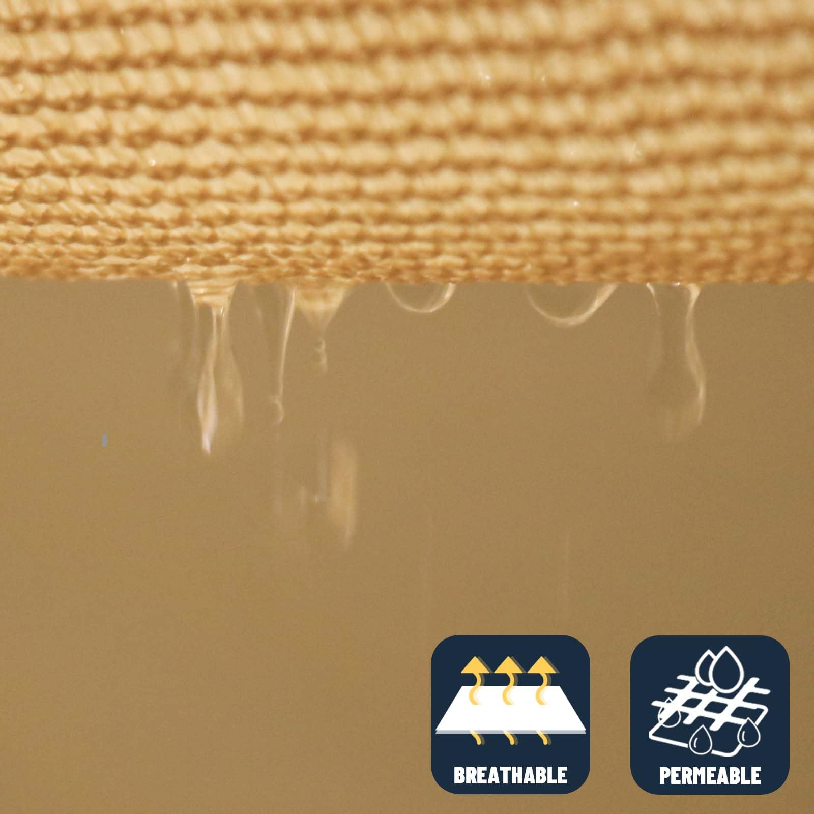 SUNNY GUARD versatile outdoor shade for backyard, patio, deck, or garden areas.