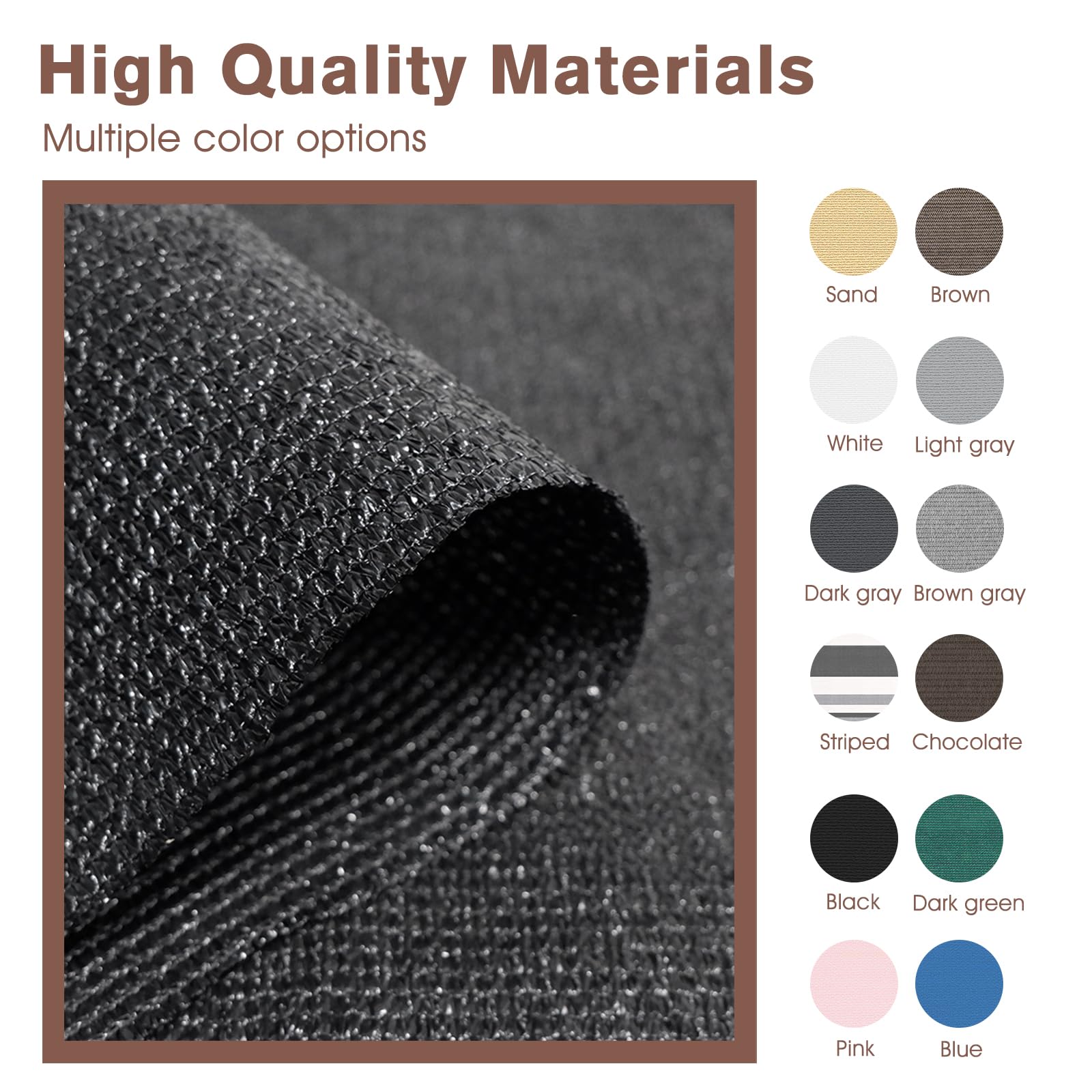 Sunny Guard customizable sizes help fit your space and style.