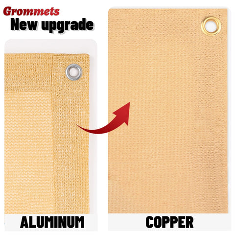 Sunny Guard knit construction resists tearing for reliable year-round shading.