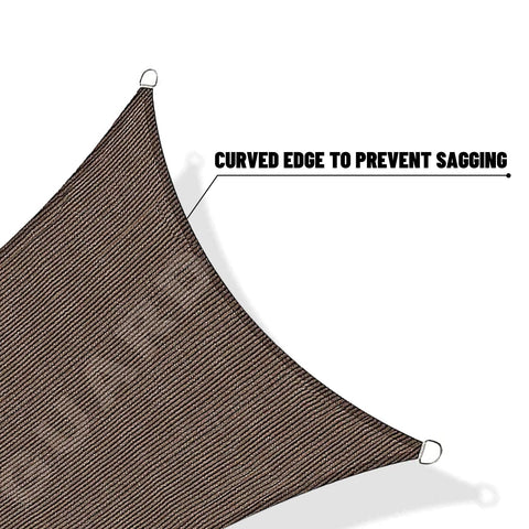 Sunny Guard includes sturdy ropes; consider stainless steel hardware