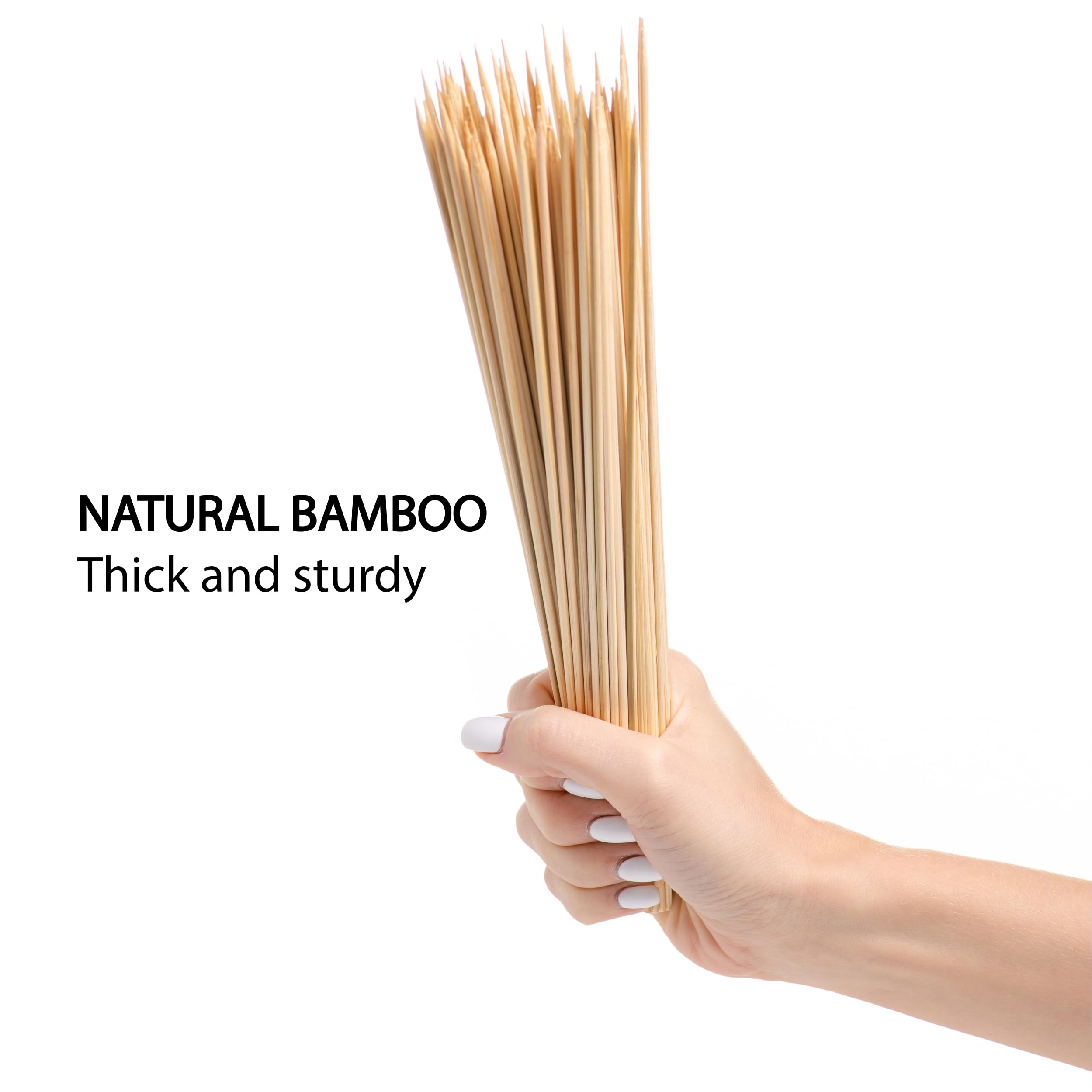 Sunnyam natural bamboo skewers packaging, eco-friendly materials
