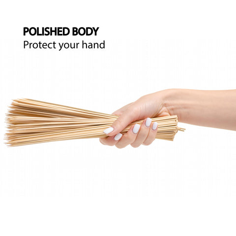 Sunnyam semi-pointed bamboo skewers with smooth surface for safe handling