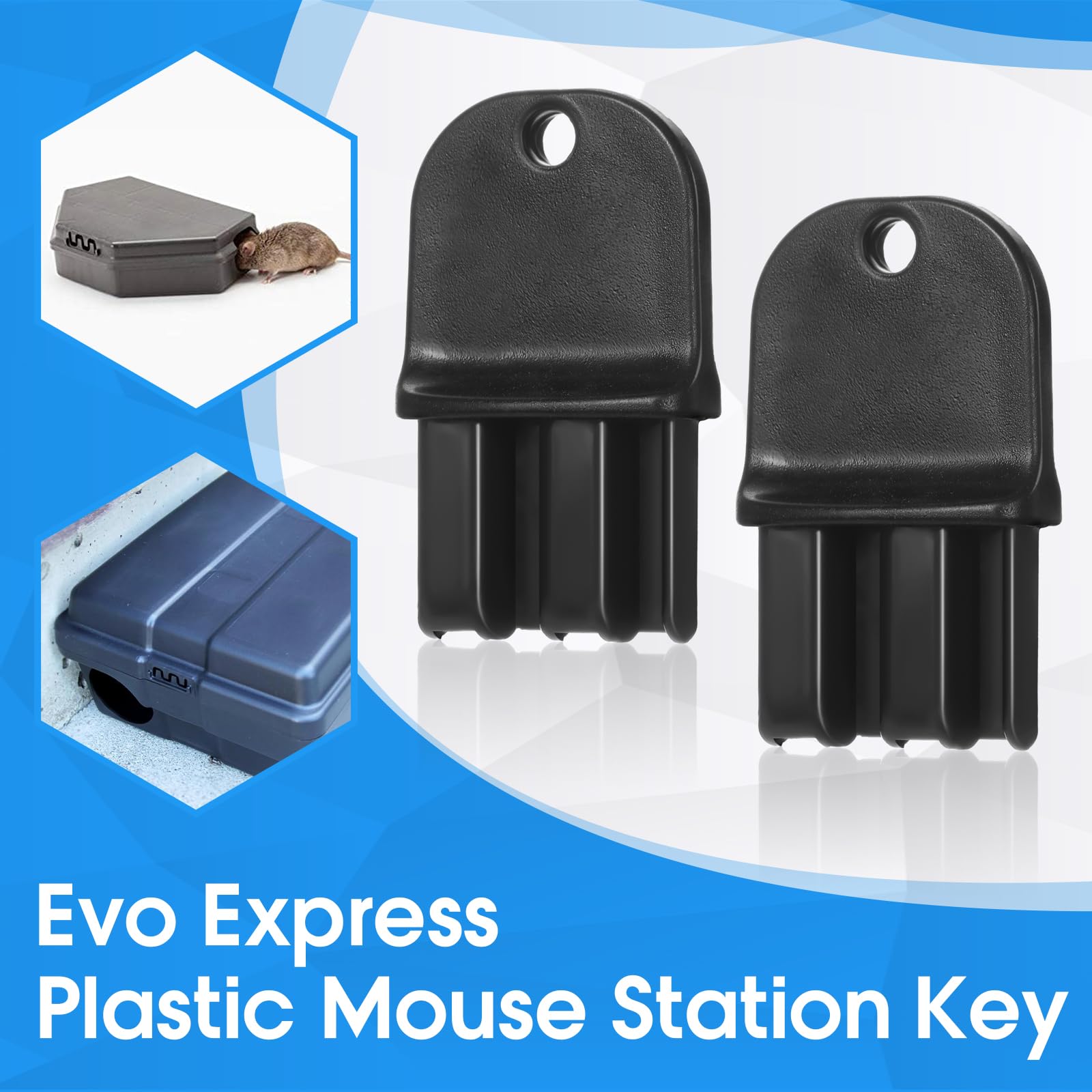 Sunnychicc plastic key with simple design enables quick lock and unlock.