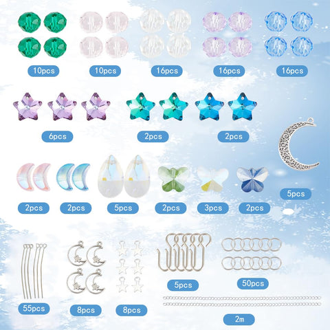 Sunnyclue window rainbow suncatcher beads for light reflection in bright rooms