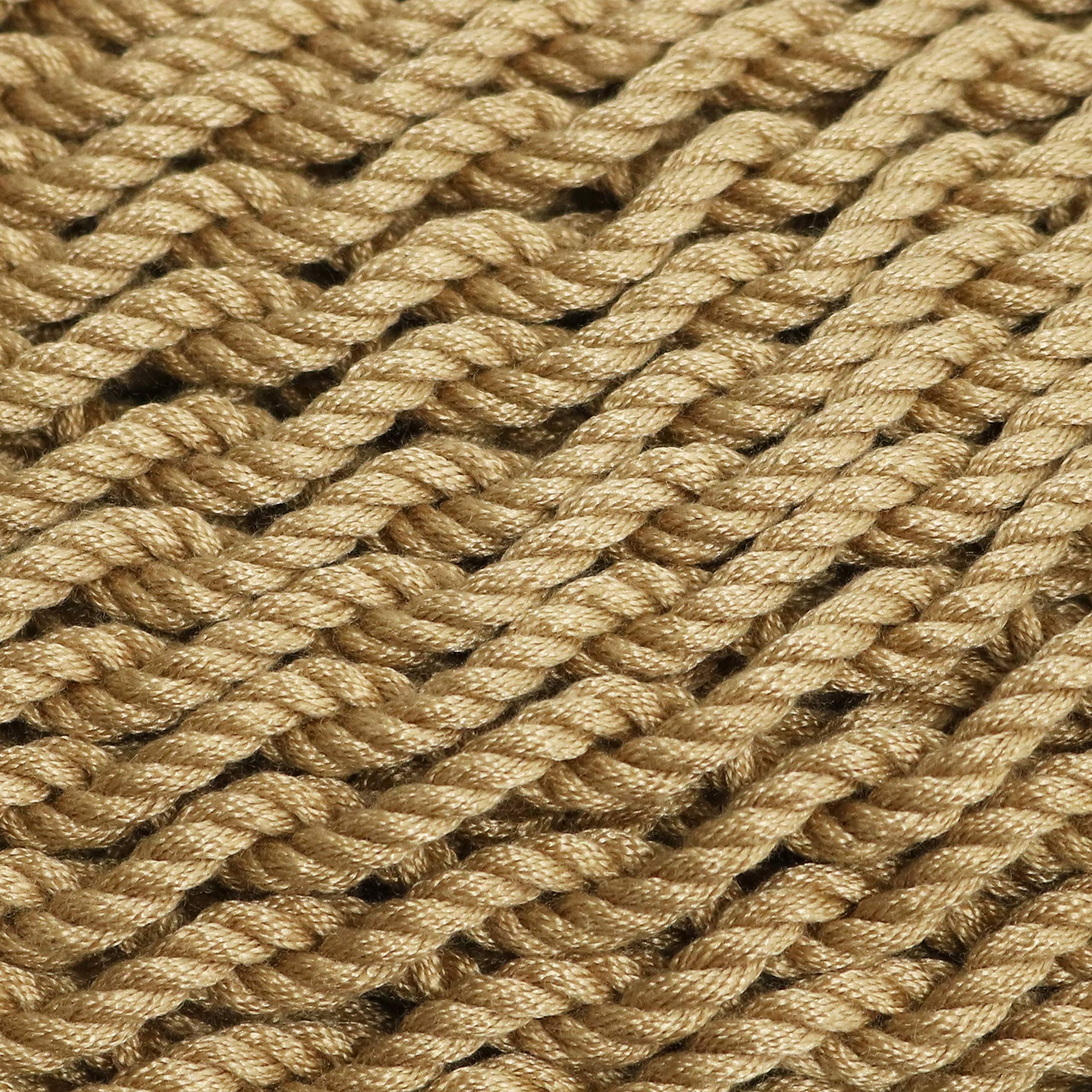 Sunnydaze hammock chair close-up entry showing durable build