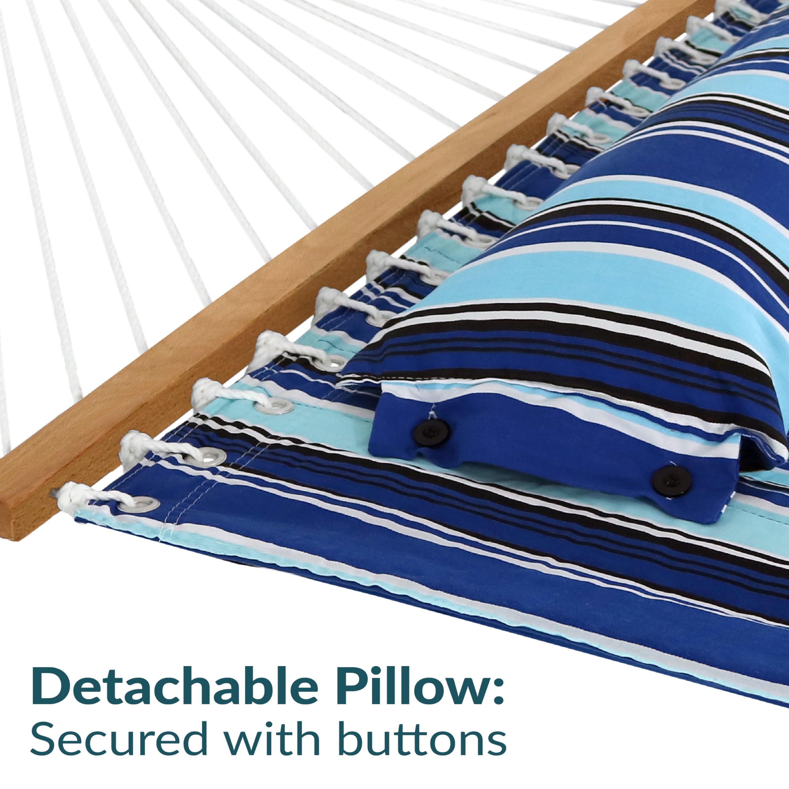 Durable polyester fabric with plush foam fill for cozy outdoor comfort