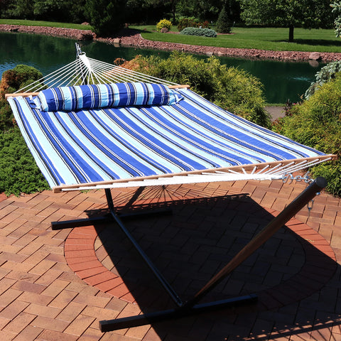 Two-person hammock design ideal for shared outdoor relaxation