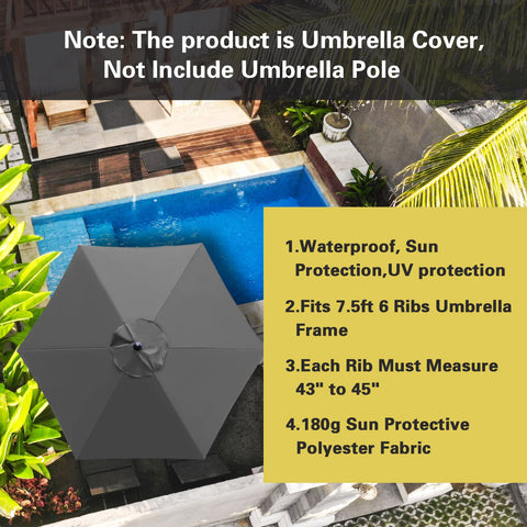 Sunnyglade 180g polyester fabric offers sun protection and durable shade.