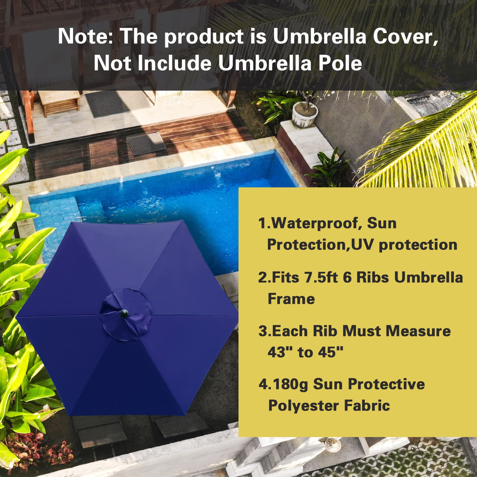 Sunnyglade 180g fabric offers sun protection and durability