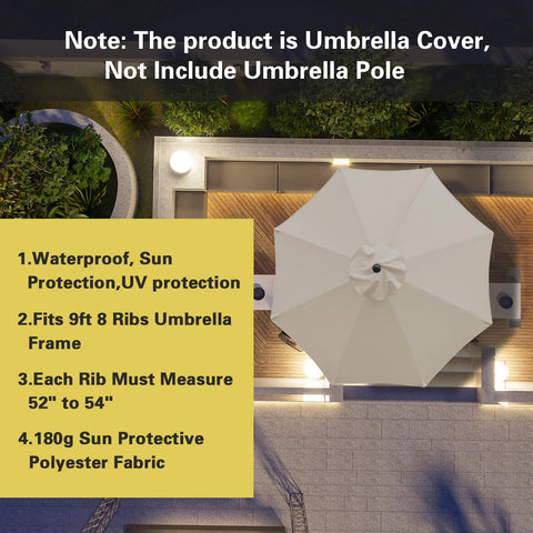 Sunnyglade 180gsm polyester fabric highlights UV protection and color retention.