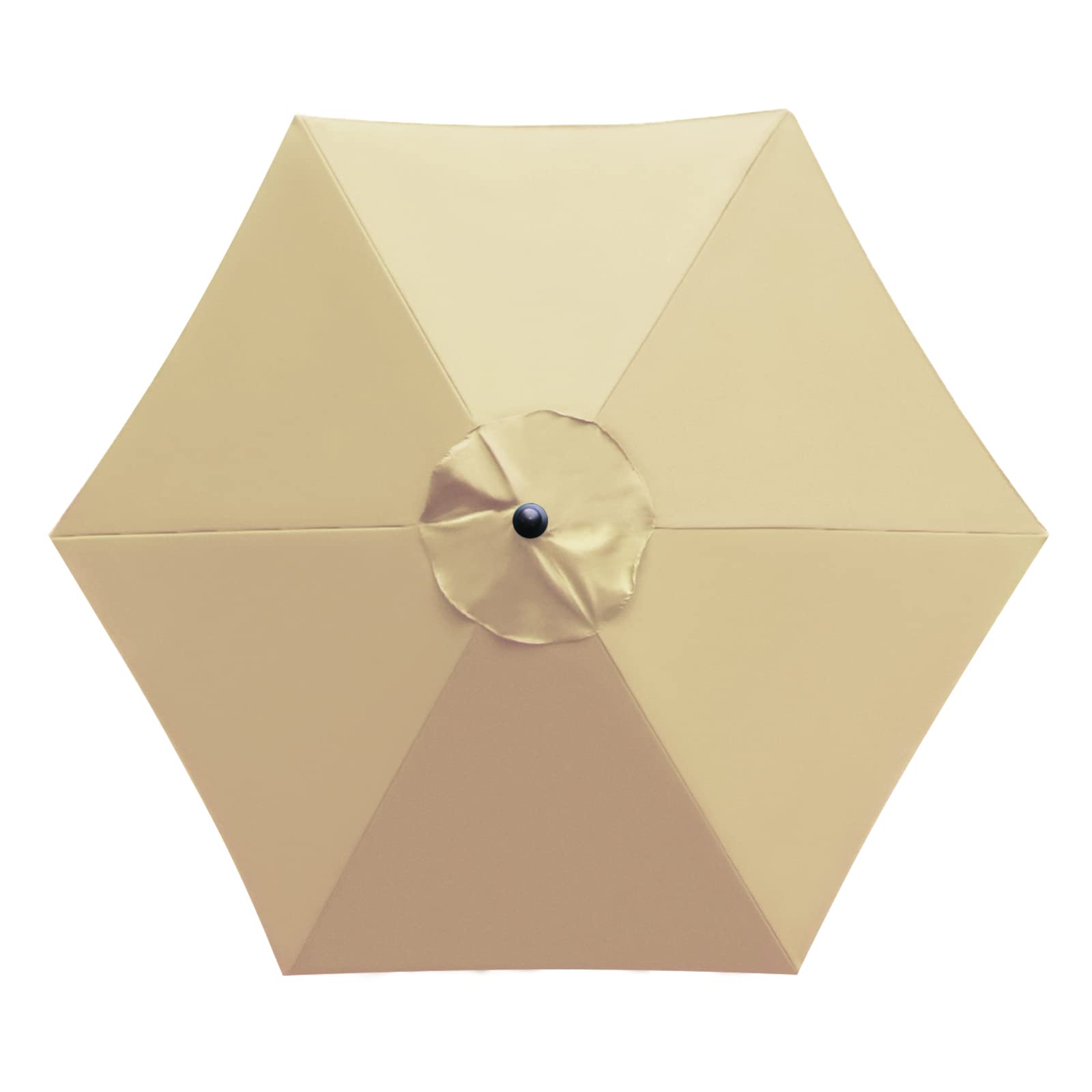 Sunnyglade 7.5ft canopy tan top; durable 180g polyester shade.