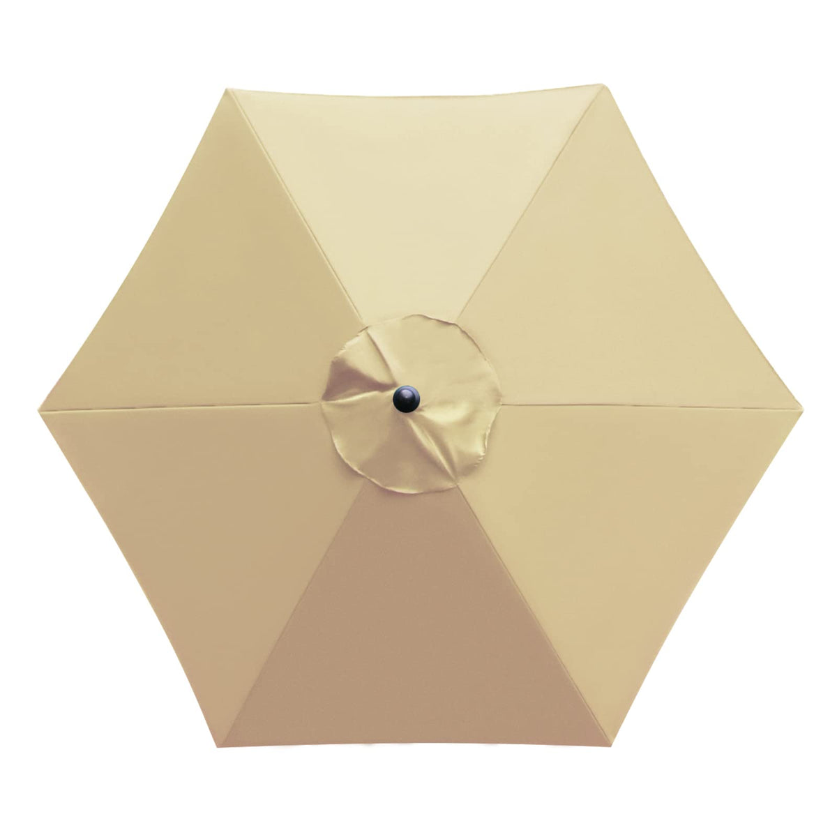 Sunnyglade 7.5ft canopy tan top; durable 180g polyester shade.