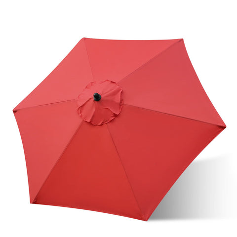 Sunnyglade 7.5ft red canopy wind vent improves airflow and stability in breezy conditions