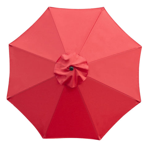 Sunnyglade 9ft replacement canopy in red fits most market umbrellas.