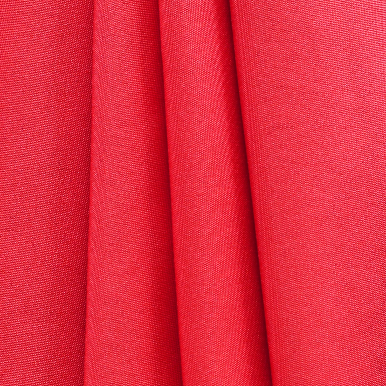 Sunnyglade red umbrella features an air vent top for cooler shade.