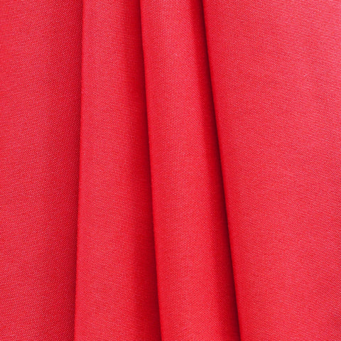 Sunnyglade red umbrella features an air vent top for cooler shade.