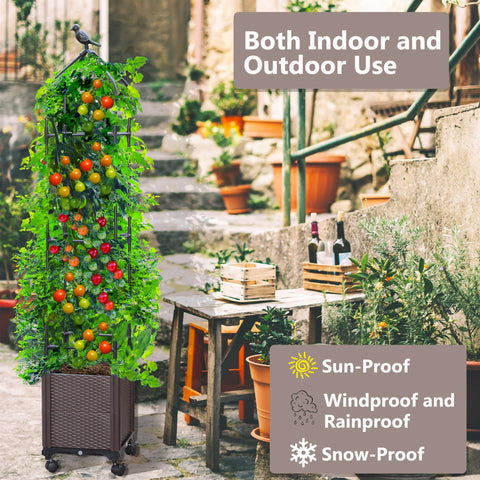 Sunnyglade easy-assembly expandable planter lets you add modules.